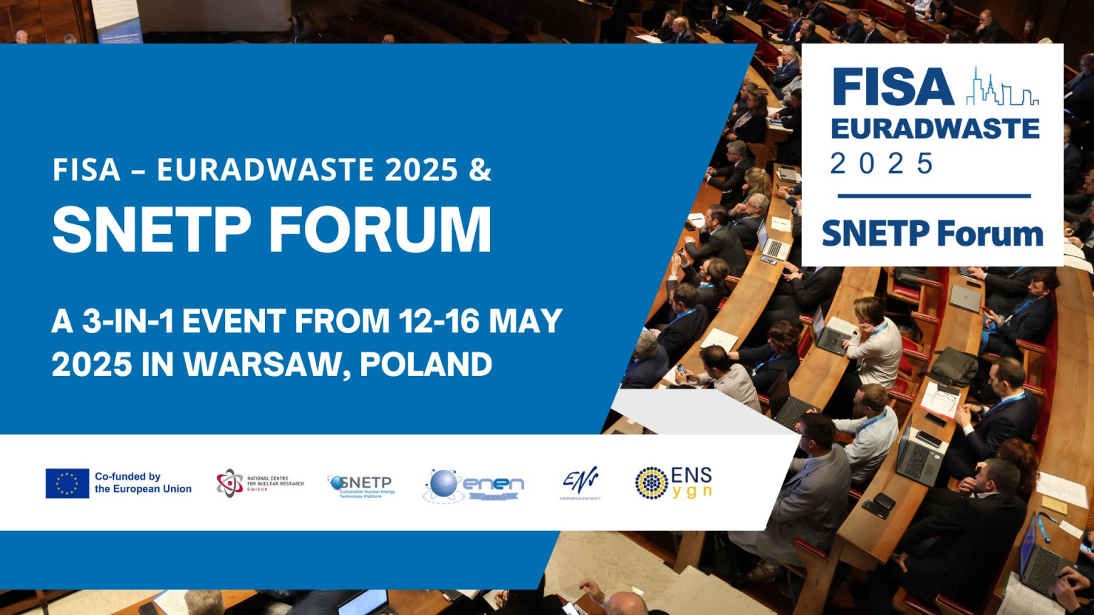 FISA – EURADWASTE 2025 & SNETP FORUM 2025 - SNETP